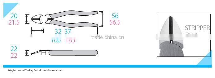 DIAGONAL CUTTER FLUSH CUT PLASTIC SPRUE CUTTING PLIERS SOFT WIRE 6"/8" CRV WIRE CUTTER CUSHIOR GRIP