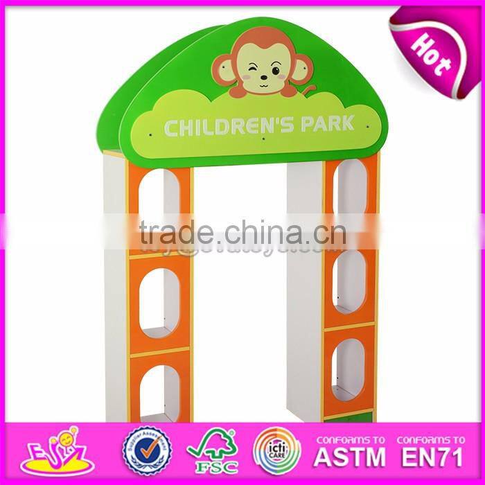 Customized early education center wooden children toy storage furniture W08C202
