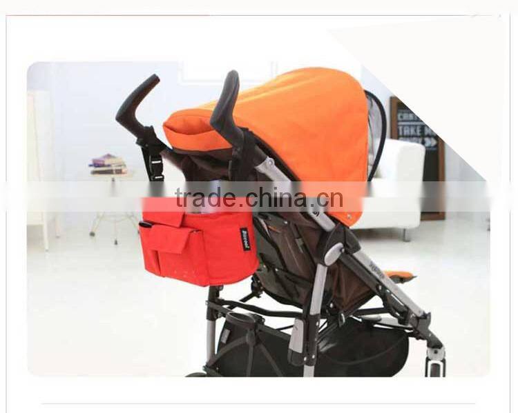 600D polyester baby nappy organizer bag with hanging