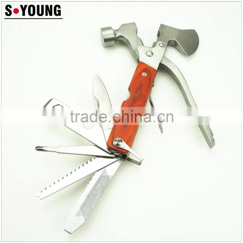 91019 16-in-1 Multi-Function Metal Stamping Hatchet Hammer