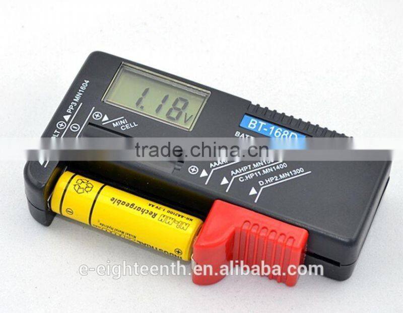 2016 Digital LCD Universal AA/AAA/9V/1.5V Battery Volt Tester Checker