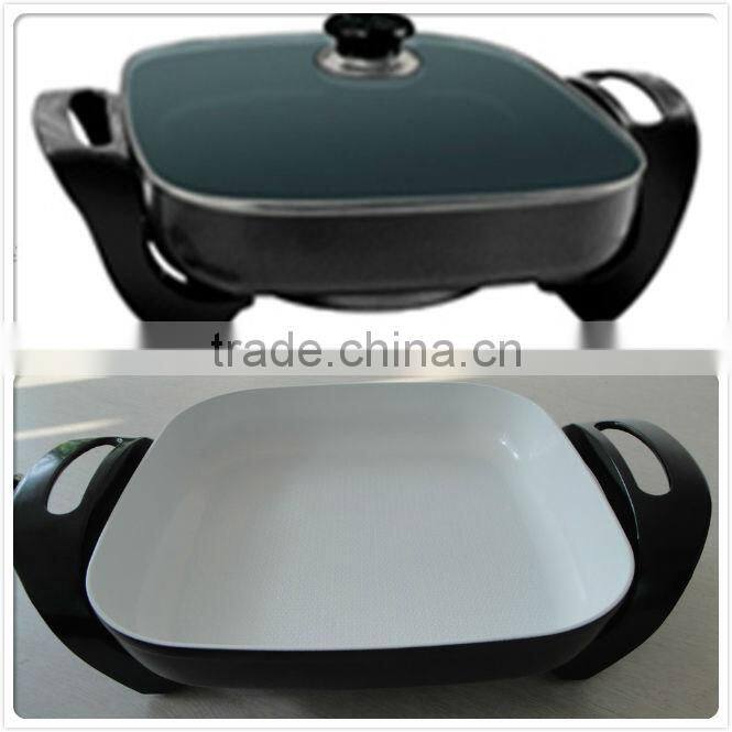 square pizza pan-non stick ceramic coating pan