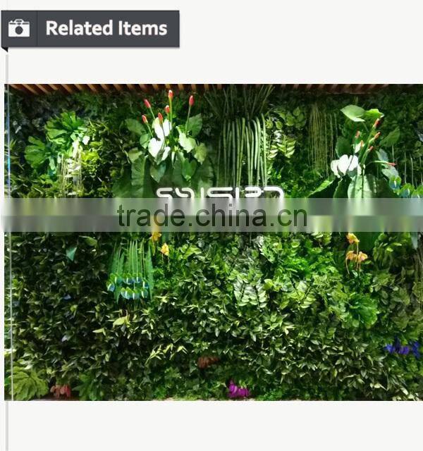 Artificial vertical garden Artificial plant wall decorarion fake green wall