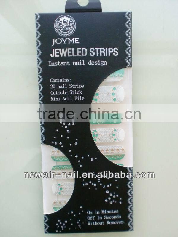 fashion 3d nail sticker 3d nail japanese style nail supply wholesale