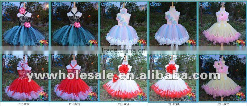 Christmas new red with green sequin tutu bow holder with many style