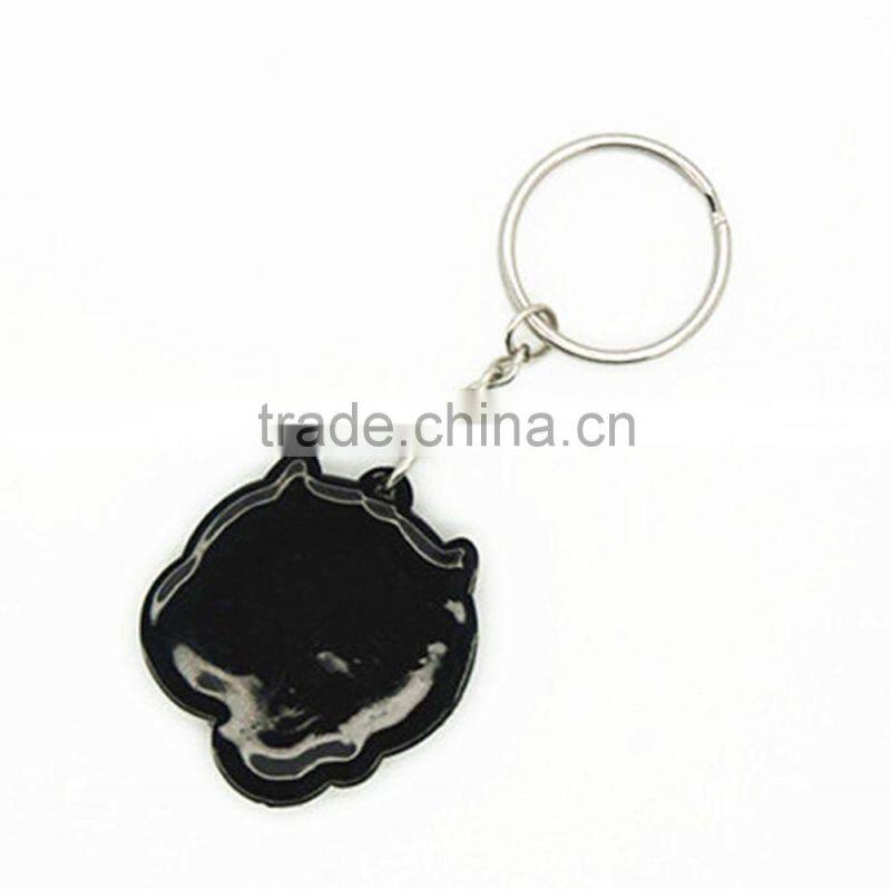 2016 Factory price custom rubber pvc keychain in China
