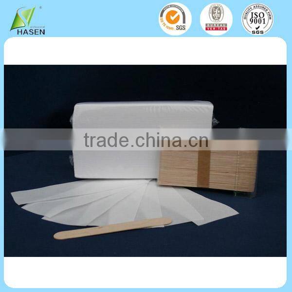 Non-woven fabric facial cold depilatory waxing paper strips