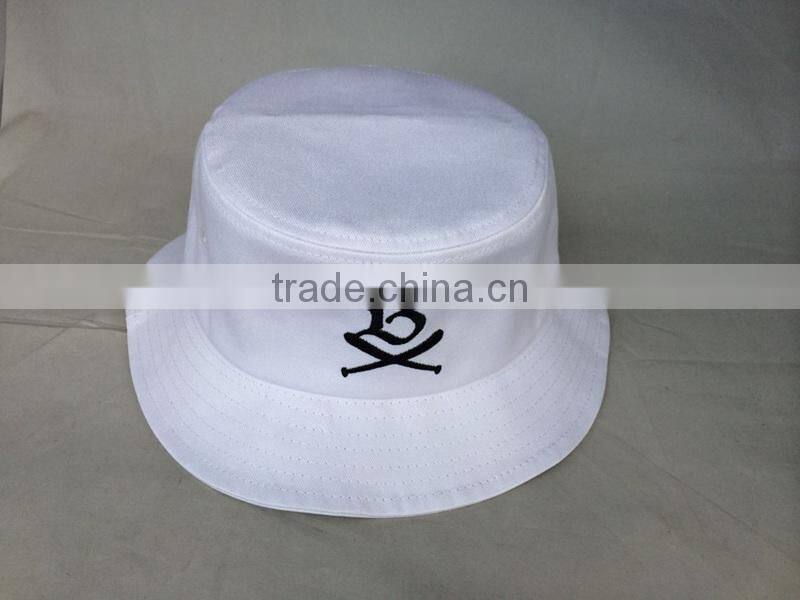 Fashion 100%cotton High Quality Embroidery Bucket Hat