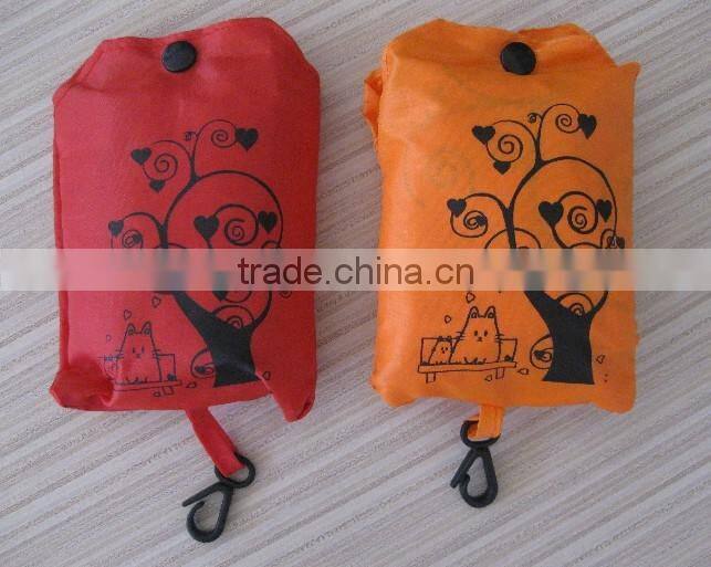 Cute reusalbe new promotional folding shopping bag