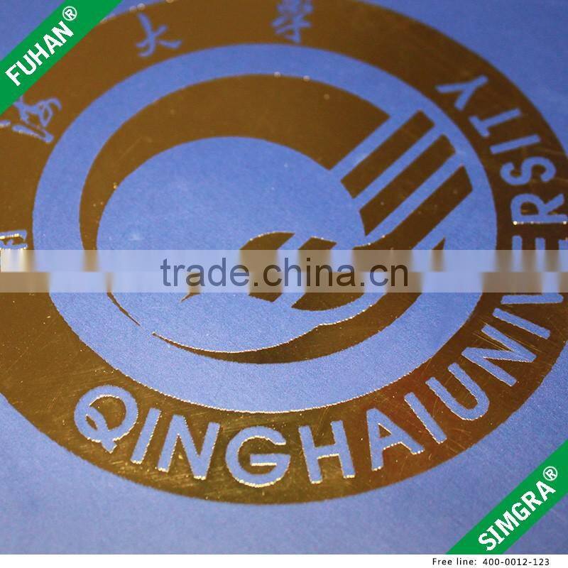 Factory Make Paper Shopping Bag With Gold logo.