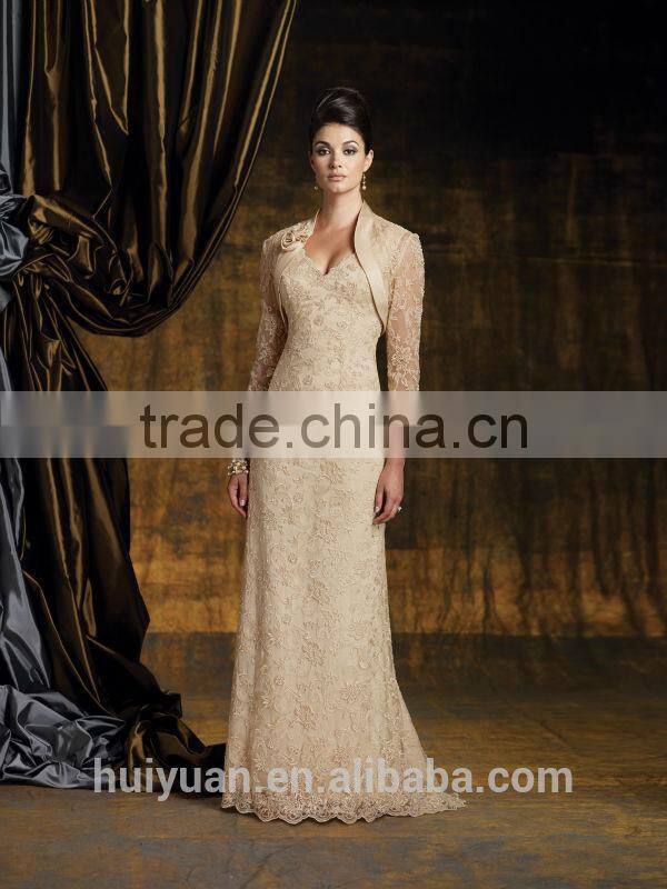 deep v neck long sleeve lace flowing chiffon dress