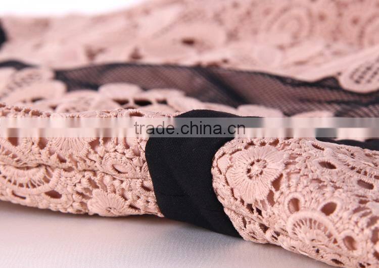Guangzhou Women Fashion embroidery ladies office wear dresses dress