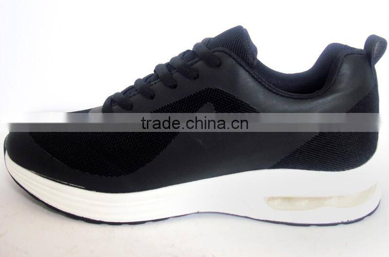 Latest black mesh upper perfect cheap women shoes online