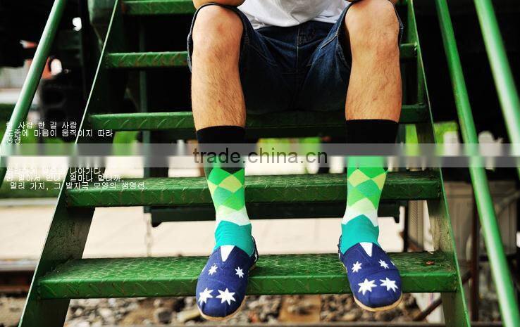 Men's happy socks/ cotton in tube socks cheap wholesale