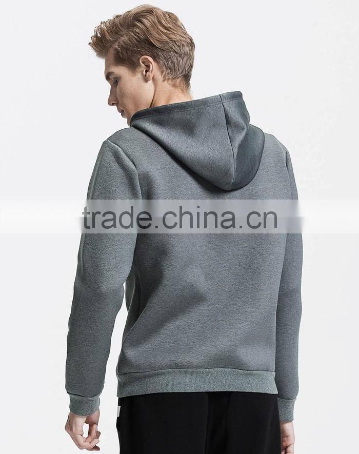 Newly spring warm slim fit printed dry fit hoodie wholesale