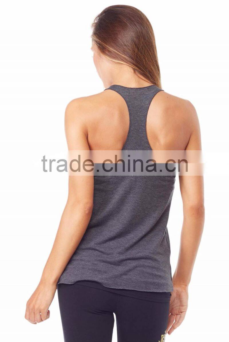 New fashionable breathable organic yoga stringer vest