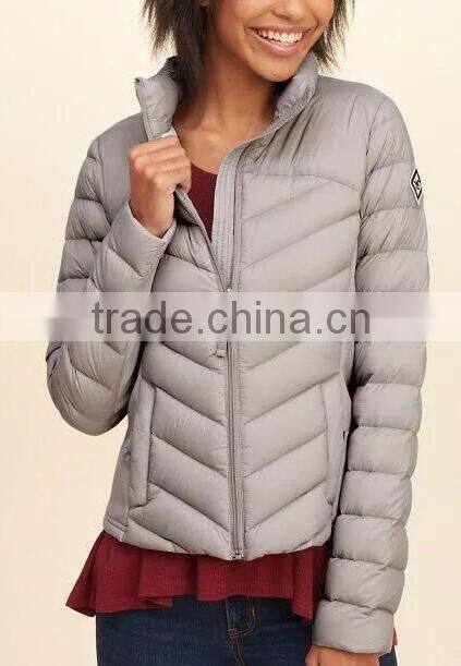 Runwaylover EY1036C Fashion women short ultralight winter down jacket