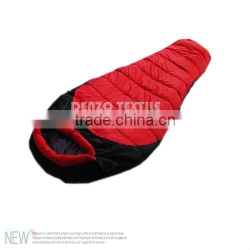 2013 new design Mummy sleeping bag 320T nylon ripstop