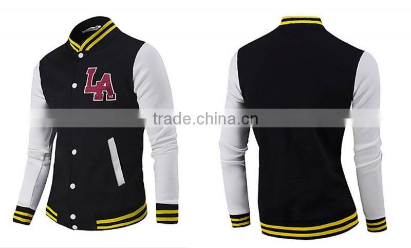 Stylish Contrast Color Men Winter Jacket / Long Sleeves With Patch Men Jacket/Front Pocket Men Jacket T1701010