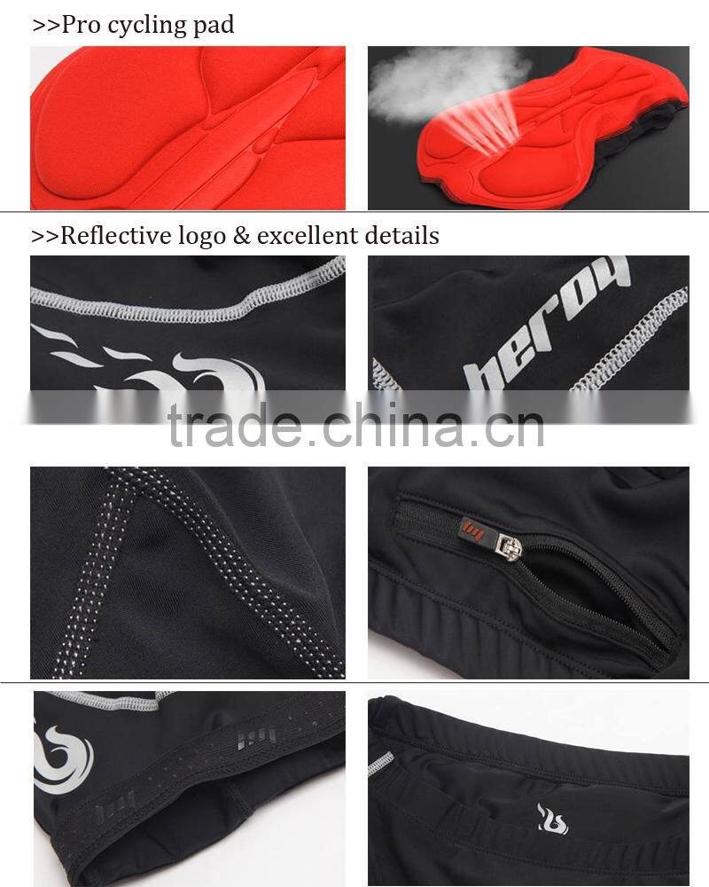 BEROY custom summer cycling shorts, comfort cycling bottom with cheap price