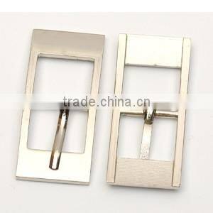 18mm metal alloy belt pin buckle rectangle buckle shinny nickle black gold bag belt accessories BK-027