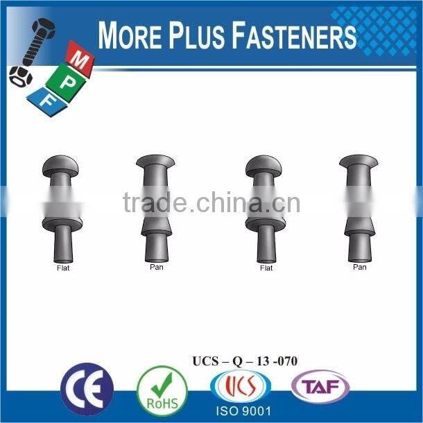 Made in Taiwan High Quality The Rivet Iron Custom Solid Steel Rivets