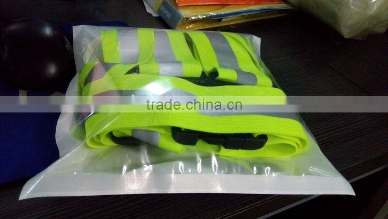 customized cheap 3m blue mesh fabric reflective safety vest