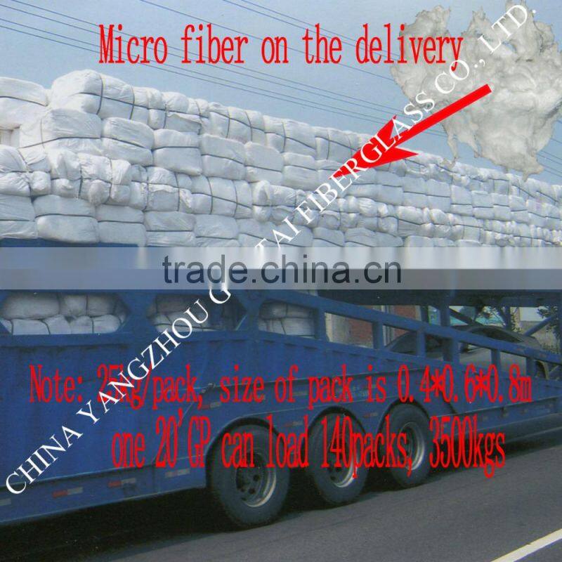 fiberglass flame-sprayed micro fiber