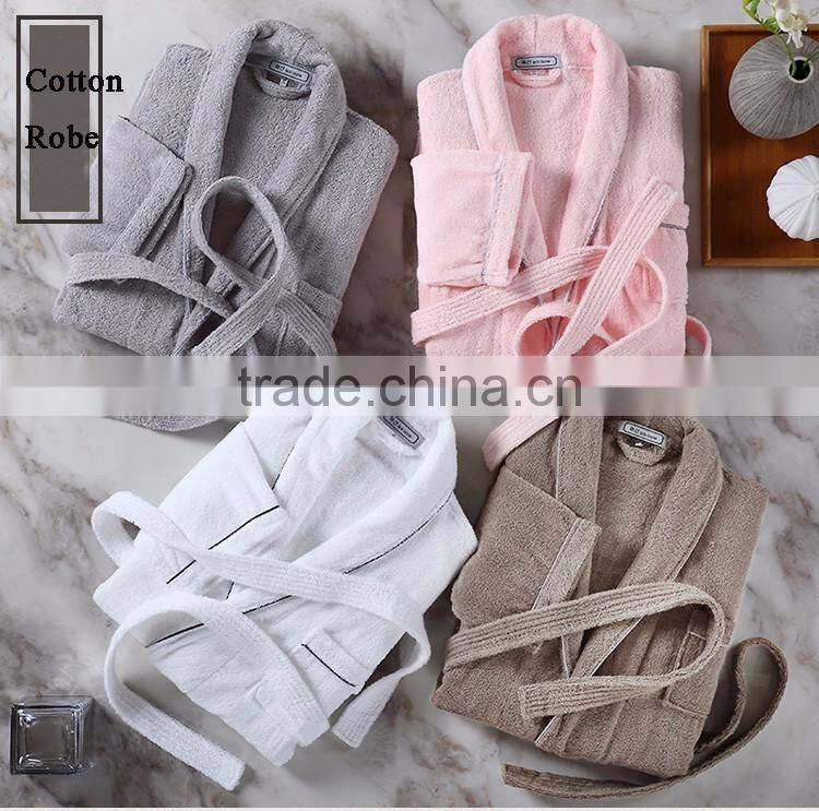 Terry cloth fabric for bathrobe cotton super soft sexy bathrobe