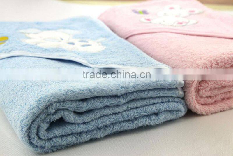 Knitted Bamboo fiber baby hooded towels