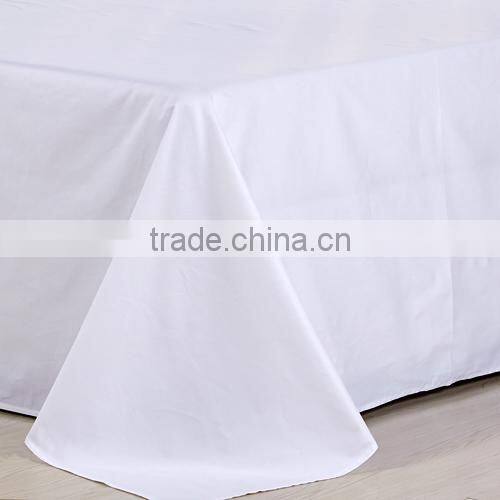 OEM 5 Star Hotel Used Egyptian Cotton Plain Bed sheet for Hotel, Bed Sheet 100% Cotton Fabric