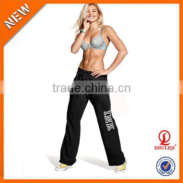 Fitness custom cotton lycra yoga pants comfortable sexy youth sports women's pants