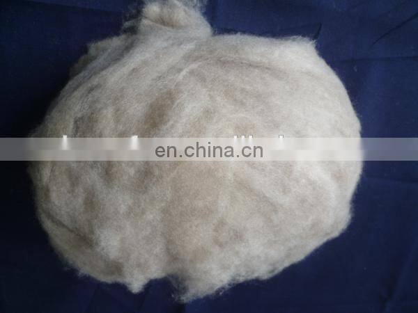 Hot sale Dehaired Chinese natural brown goat cashmere fibre with SGS