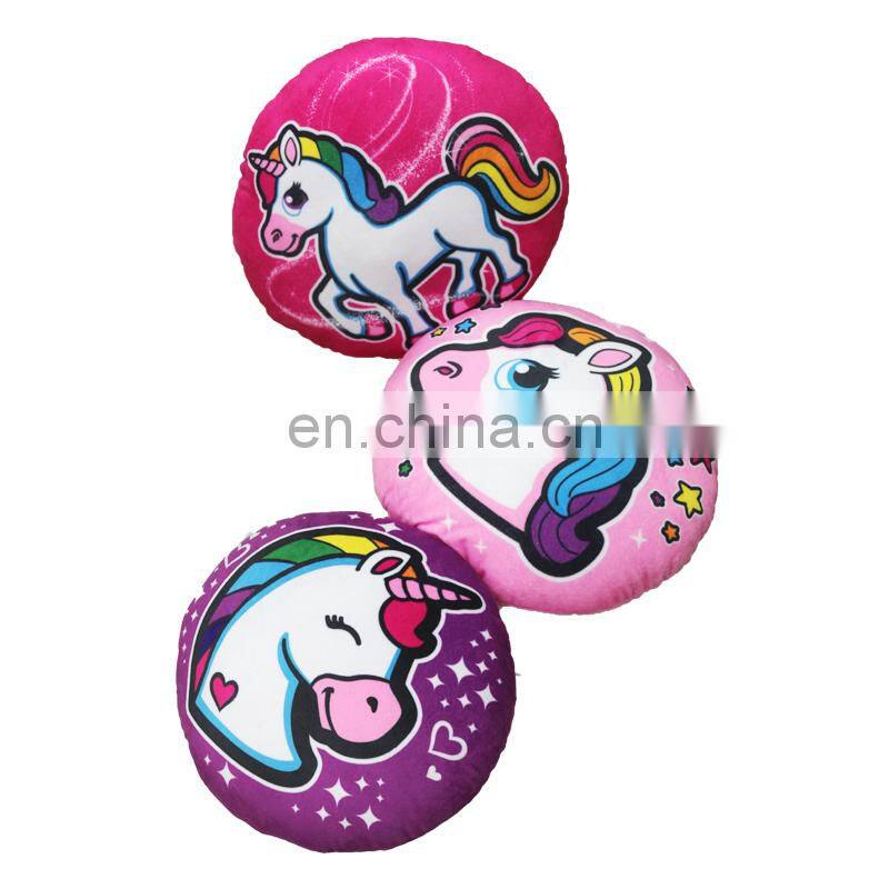 Hot Selling Super Soft Fluffy Round Shape Plush Pillows Winter Warm Smile Face Emoji Cushion