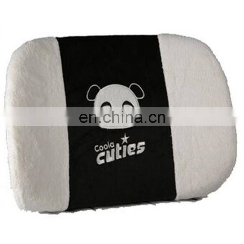 Panda car seat pillow,cushion car custom stuffed plush toy Panda pillow with round shapevibrating car seat cushions