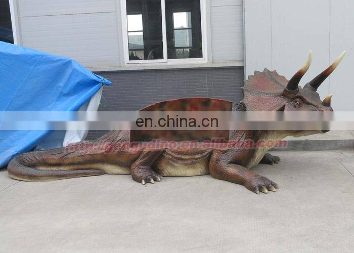 Amusement Park High Simulation Funny Dinosaur Head Wall