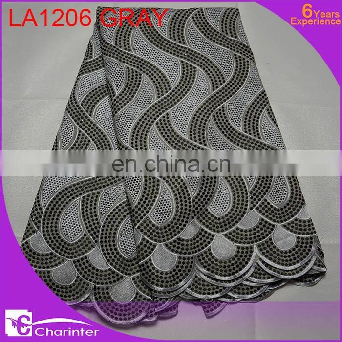 afriacn cheap lace fabric cotton lace fabric voile lace