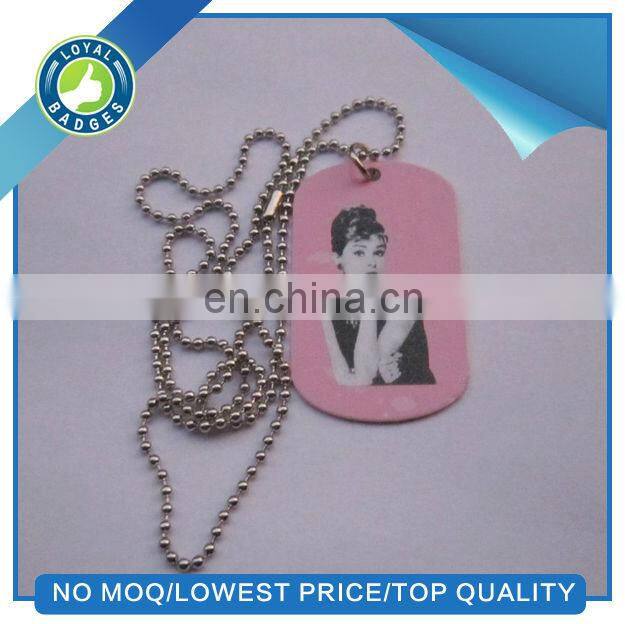 custom painted dog tag