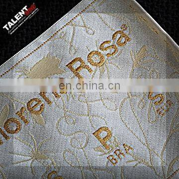 custom private satin woven label for garment