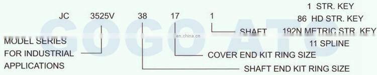 Factory latest mini excavator mini rotary vane pump