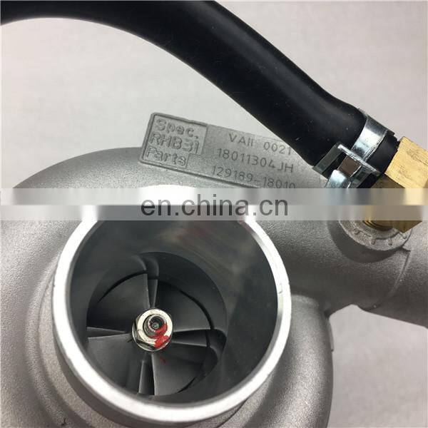 RHB31 VB110021 129189-18010 turbo for Y-anmar Marine with 3TN100TE-NS Engine