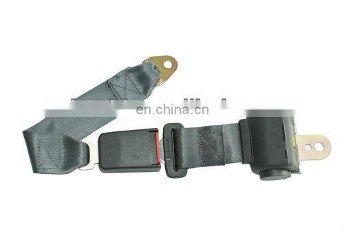 webbing polyester three point safe seat belt for universal car