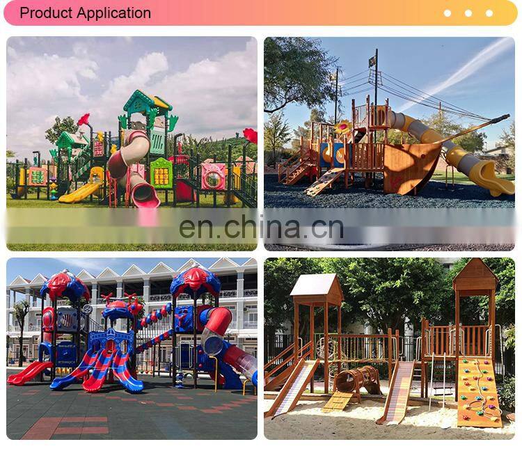 children outdoor playground equipment big slides for sale