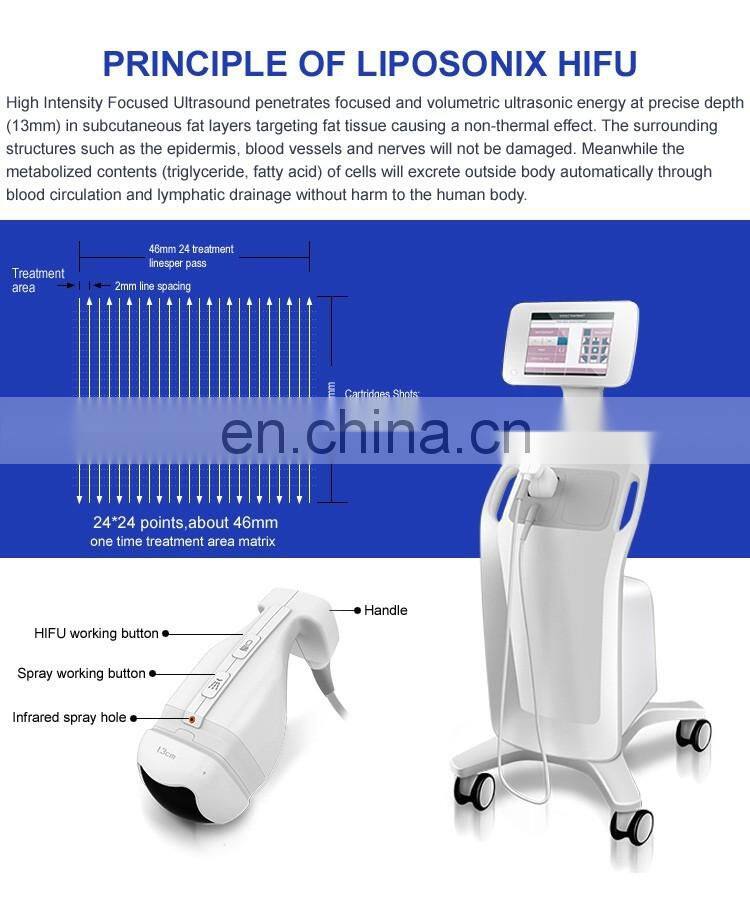 Body Hifu / Liposonic/ hifu Slimming Machine / hifu Beauty Machine