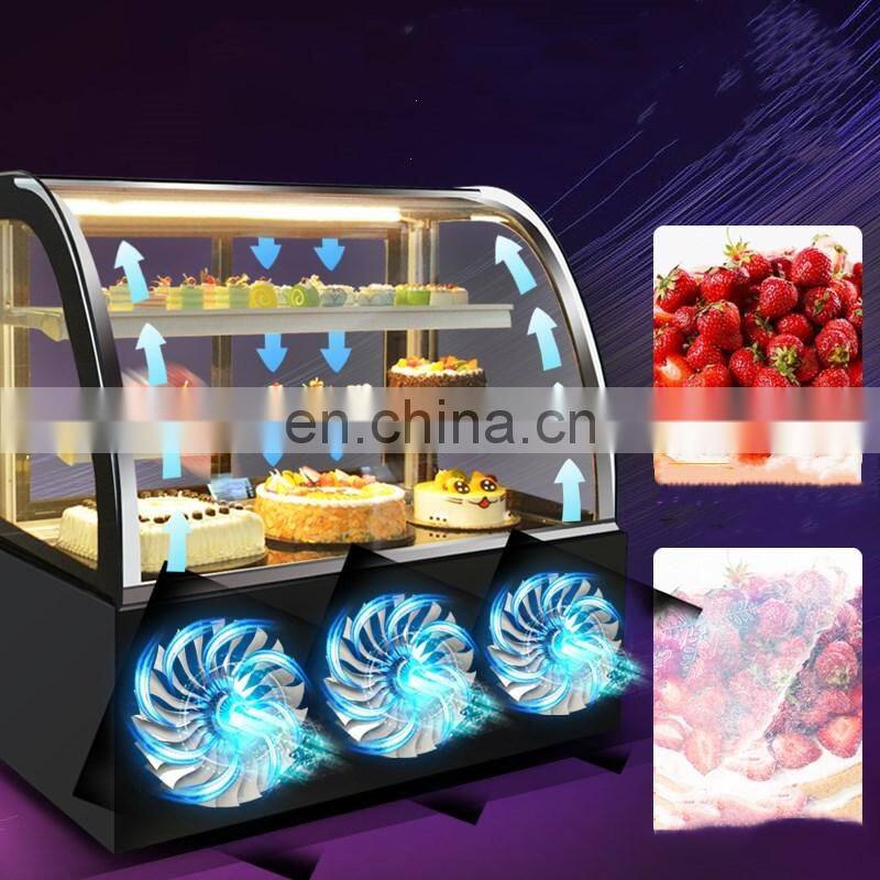 Open front cooler display cabinet/Supermarket Bakery Cake Display Cabinet Showcase Refrigerator/Refrigerated display cabinet