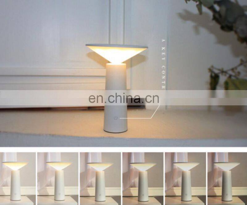 home decoration reading new design I shape led battery table lamp