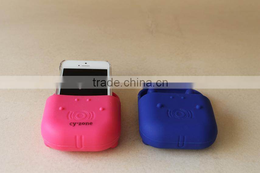 Silicone Mobile Phone Speaker For Iphone, Silicone Iphone holder