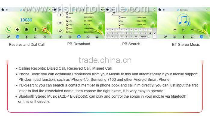 Erisin ES7301M 7" Touch Screen Car DVD GPS for Mondeo 2003