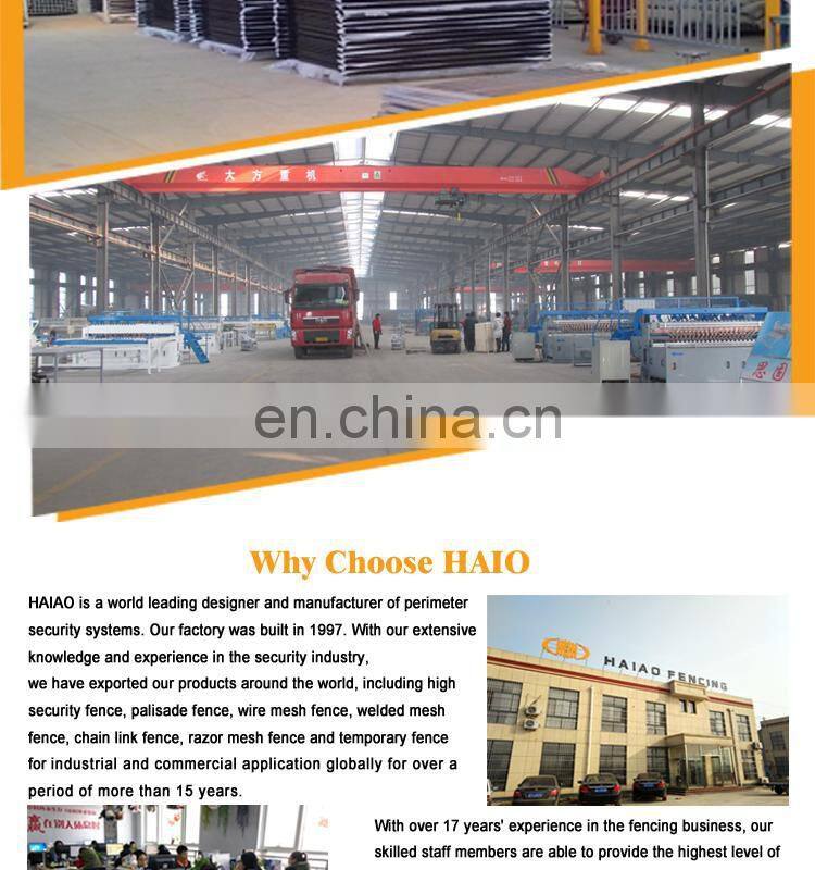 China factory direct supply fence used wrought iron fencing for sale