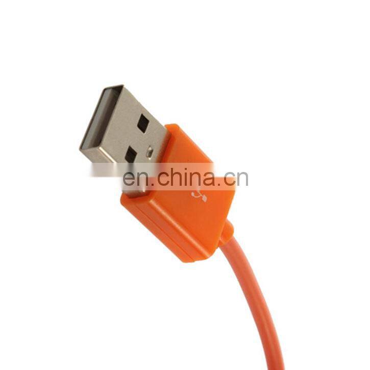 New Orange Universal 2M Micro USB Data To USB Phone Charging Cable Line EV Charging Cable